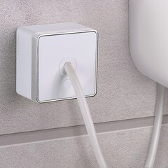 Вывод кабеля Werkel Gallant накладной белый (a051580) - фото 2