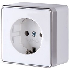 Розетка Werkel Gallant накладная белая (a051584)