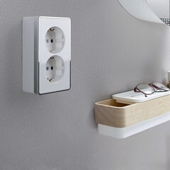 Розетка Werkel Gallant накладная белая (a051590) - фото 3