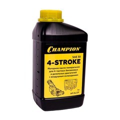 Изображение товара Масло для 4-тактных двигателей Champion SAE 30 минеральное 1 л (952852)