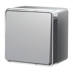 Выключатель Werkel Gallant одноклавишный накладной серебряный (a052767) - фото 1