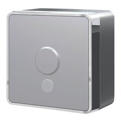 Вывод кабеля Werkel Gallant накладной серебряный (a052772) - фото 1