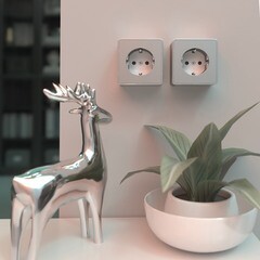 Розетка Werkel Gallant накладная серебряная (a052773) - фото 2