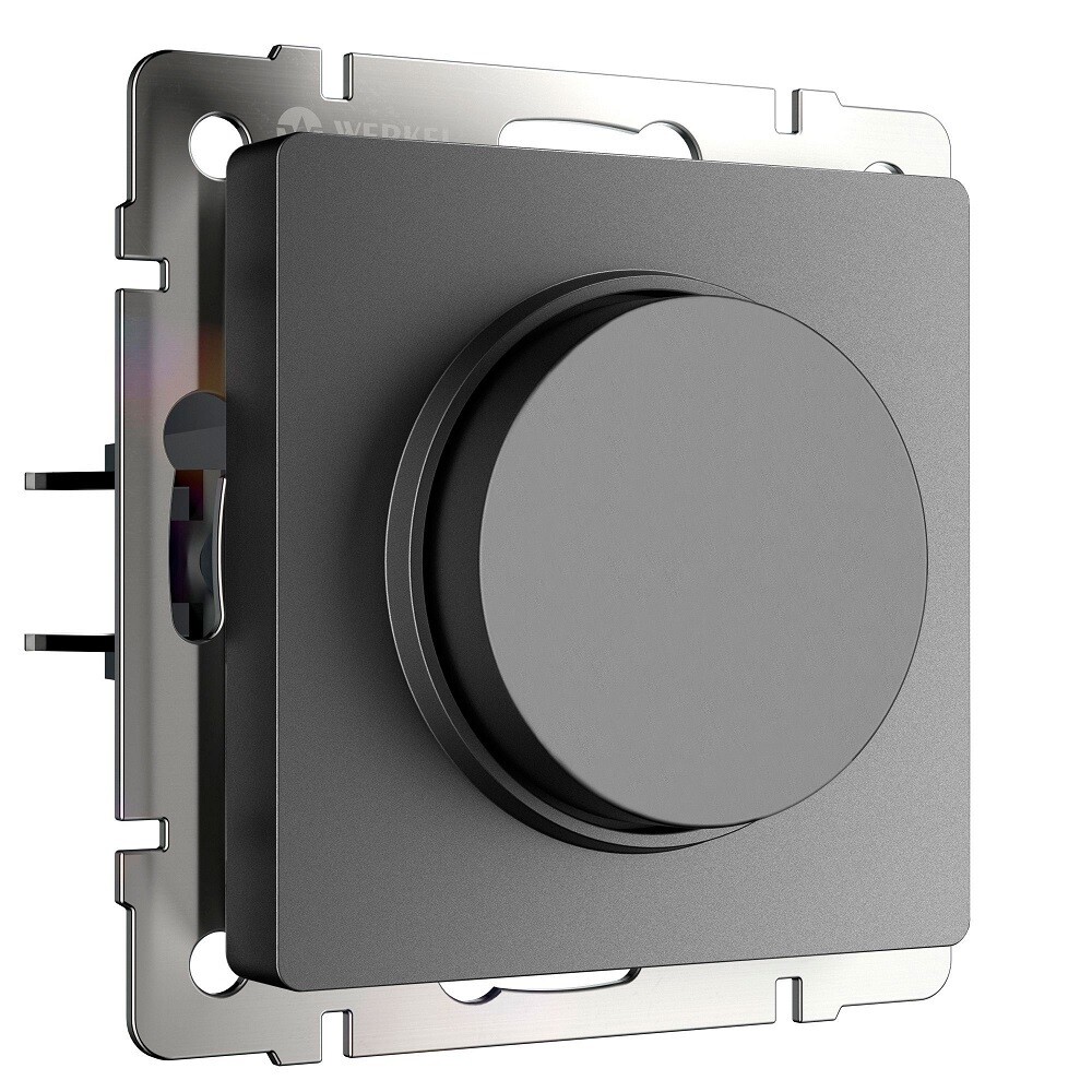 Изображение товара Диммер Werkel встроенный графит матовый поворотно-нажимной a069591