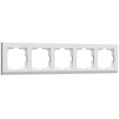 Рамка Werkel Stark пятиместная белая (a050911) - фото 1