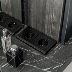 Рамка Werkel Stark двухместная черная (a050923) - фото 4