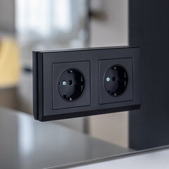 Рамка Werkel Stark двухместная черная (a050923) - фото 2