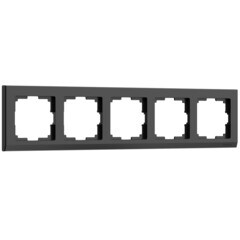 Изображение товара Рамка Werkel Stark пятиместная черная (a050926)