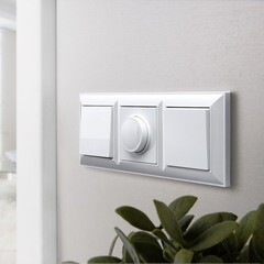 Выключатель Werkel одноклавишный встраиваемый белый проходной (a051111) - фото 5