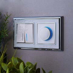 Выключатель Werkel двухклавишный встраиваемый белый проходной с подсветкой (a051112) - фото 3