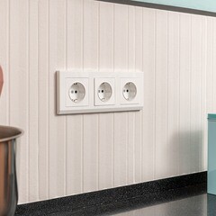 Розетка Werkel встраиваемая белая со шторками (a051139) - фото 2