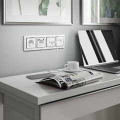 Розетка Werkel встраиваемая белая с 2хUSB-А (a051141) - фото 18