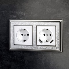 Розетка Werkel встраиваемая белая с 2хUSB-А (a051141) - фото 8