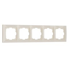 Рамка Werkel Snabb Basic пятиместная слоновая кость (a051292) - фото 1