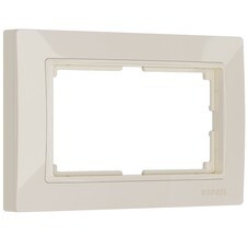 Рамка для двойной розетки Werkel Snabb Basic слоновая кость (a051293)