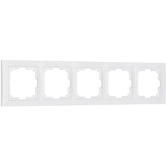 Изображение товара Рамка Werkel Snabb Basic пятиместная белая (a051300)