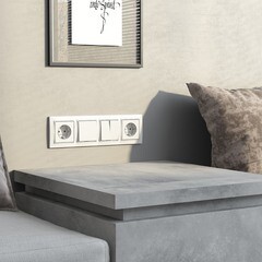 Рамка Werkel Snabb Basic четырехместная белая (a051301) - фото 2