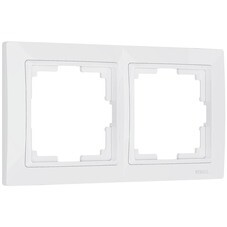 Рамка Werkel Snabb Basic двухместная белая (a051305)