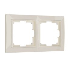 Рамка Werkel Snabb Basic двухместная слоновая кость (a051307)