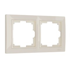 Рамка Werkel Snabb Basic двухместная слоновая кость (a051307) - фото 1
