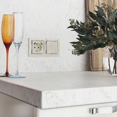 Выключатель Werkel одноклавишный встраиваемый слоновая кость проходной (a051466) - фото 6