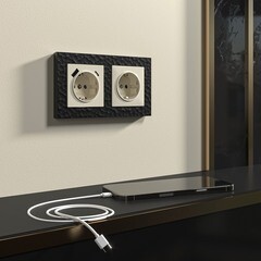 Розетка Werkel встраиваемая слоновая кость (a051490) - фото 7