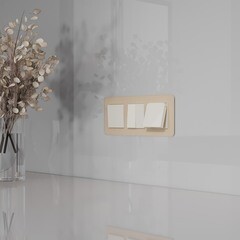 Розетка Werkel встраиваемая слоновая кость со шторками с крышкой (a069595) - фото 3