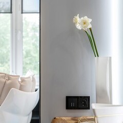 Выключатель Werkel двухклавишный встраиваемый черный матовый с подсветкой (a051619) - фото 6