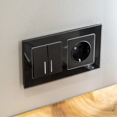 Выключатель Werkel двухклавишный встраиваемый черный матовый с подсветкой (a051619) - фото 4