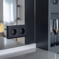 Розетка Werkel встраиваемая черная матовая (a051600) - фото 16