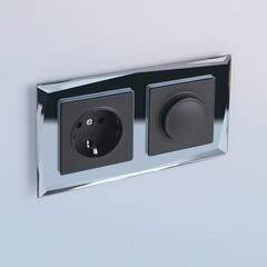 Розетка Werkel встраиваемая черная матовая со шторками (a051622) - фото 13