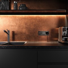 Розетка Werkel встраиваемая черная матовая со шторками с крышкой (a069582) - фото 3