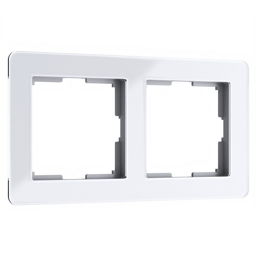 

Рамка Werkel Acrylic двухместная белая (a059314), Белый