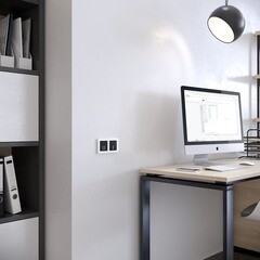 Рамка Werkel Acrylic двухместная белая (a059314) - фото 2