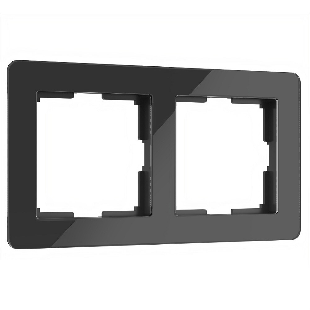 

Рамка Werkel Acrylic двухместная черная (a059317), Черный