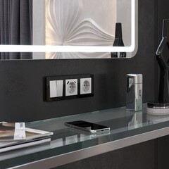 Рамка Werkel Acrylic трехместная черная (a059318) - фото 3