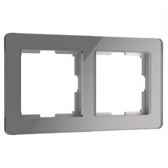 Рамка Werkel Acrylic двухместная графит (a059321) - фото 1