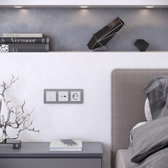 Рамка Werkel Acrylic трехместная графит (a059323) - фото 2