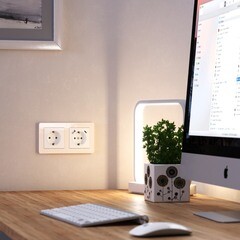 Рамка Werkel Acrylic двухместная айвори (a060538) - фото 5