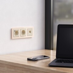 Рамка Werkel Acrylic трехместная айвори (a060539) - фото 3