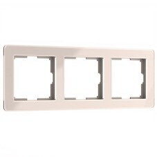 Рамка Werkel Acrylic трехместная айвори (a060539)