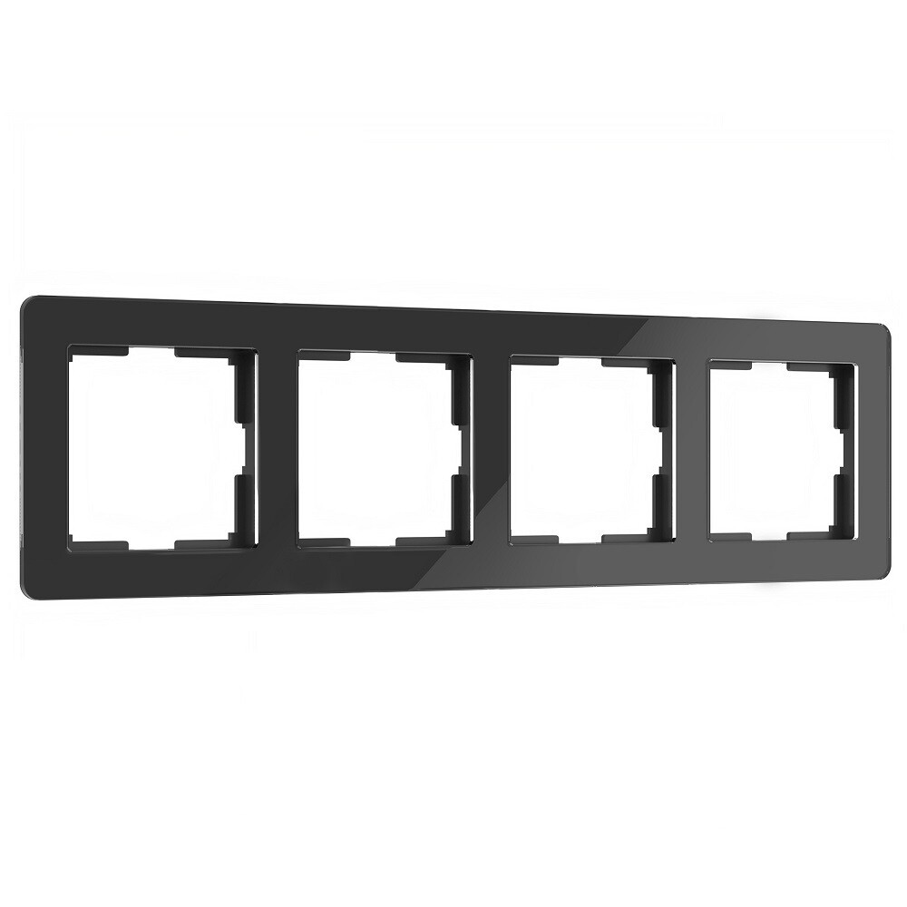

Рамка Werkel Acrylic четырехместная черная (a062133), Черный
