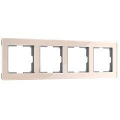 Изображение товара Рамка Werkel Acrylic четырехместная айвори (a062134)