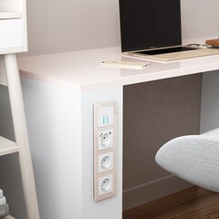 Рамка Werkel Acrylic четырехместная айвори (a062134) - фото 2