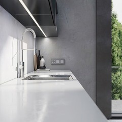 Рамка Werkel Slab трехместная серебро софт (a062815) - фото 3