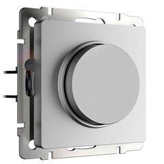 Изображение товара Диммер Werkel встраиваемый серебряный матовый поворотно-нажимной (a069593)