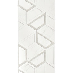 Плитка облицовочная Нефрит Фьюжен геометрия белая 400х200х8 мм (15 шт.=1,2 кв.м) - фото 2