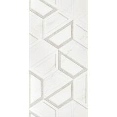 Плитка облицовочная Нефрит Фьюжен геометрия белая 400х200х8 мм (15 шт.=1,2 кв.м) - фото 4