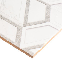 Плитка облицовочная Нефрит Фьюжен геометрия белая 400х200х8 мм (15 шт.=1,2 кв.м) - фото 7