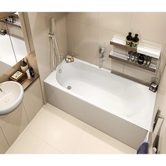 Ванна из литьевого мрамора Bas Афина 150х70 см с каркасом (ВА00025) - фото 5